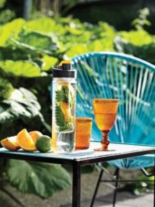 Sticla Orange cu infuzor cumpara aici